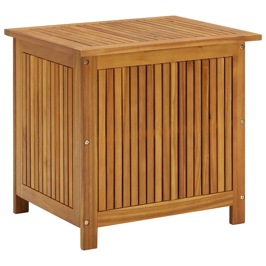 Gartenbox aus Echtholz mit Ölfinish 60x50x58/106 cm, braun