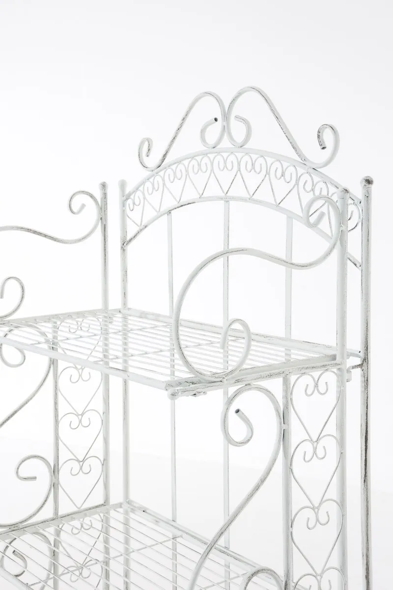 Standregal Antje 153x61x33 cm antik weiß
