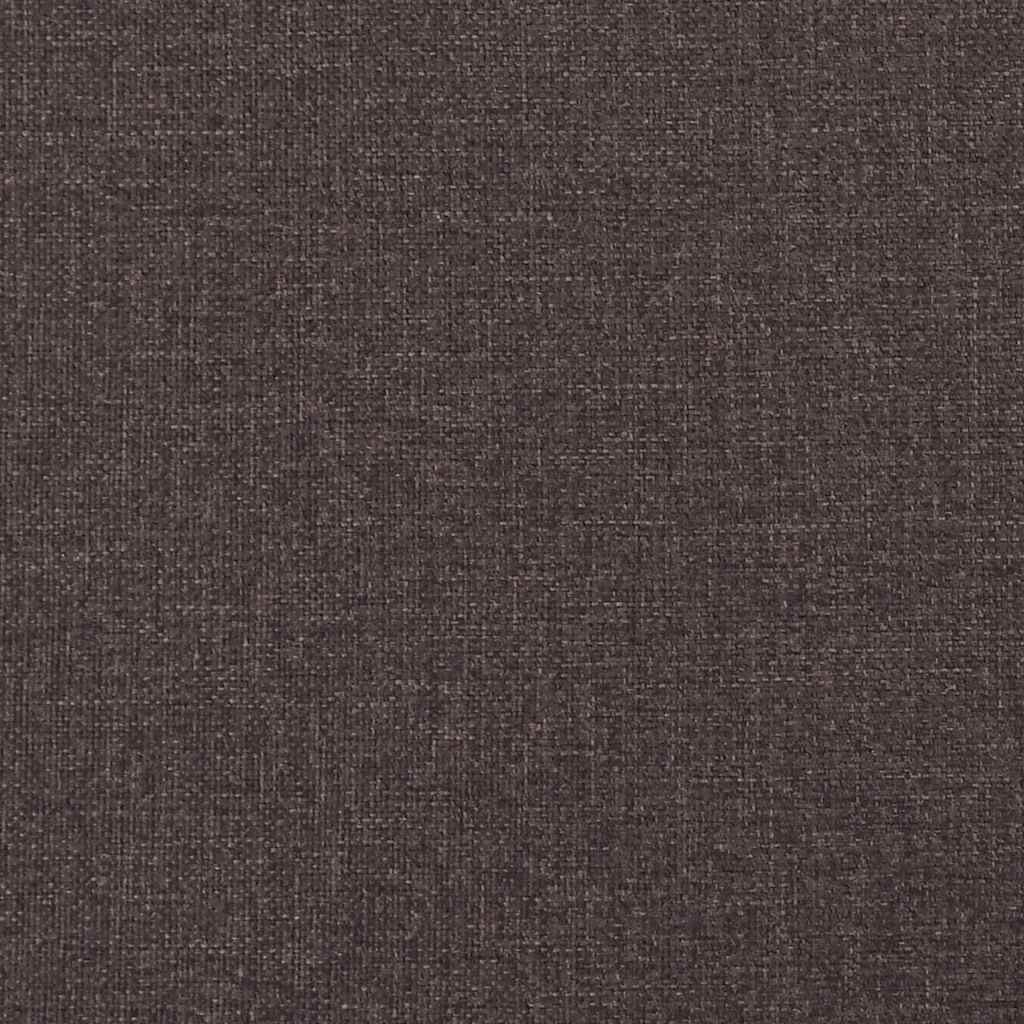 Boxspringbett Holzwerkstoff Dunkelbraun 120x190 cm Matratze mittel