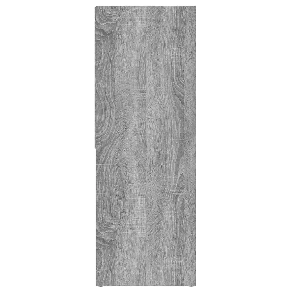 Bücherregal 67x24x161 cm in Grau Sonoma aus Holzwerkstoff