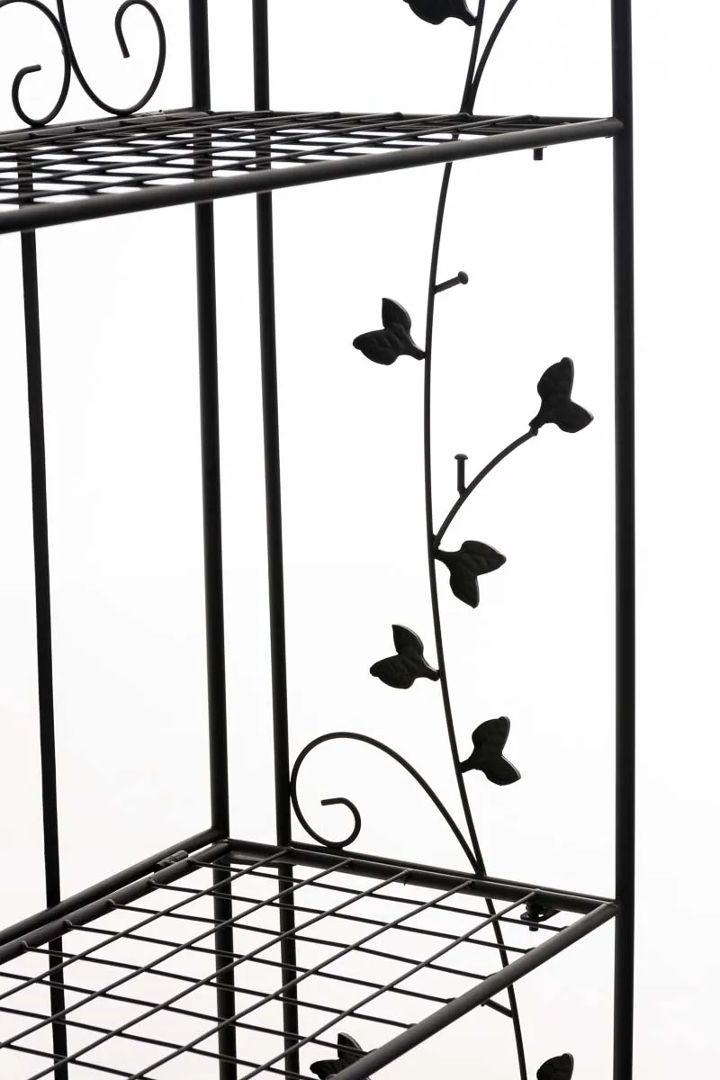 Standregal Arona 158x60x33 cm Schwarz