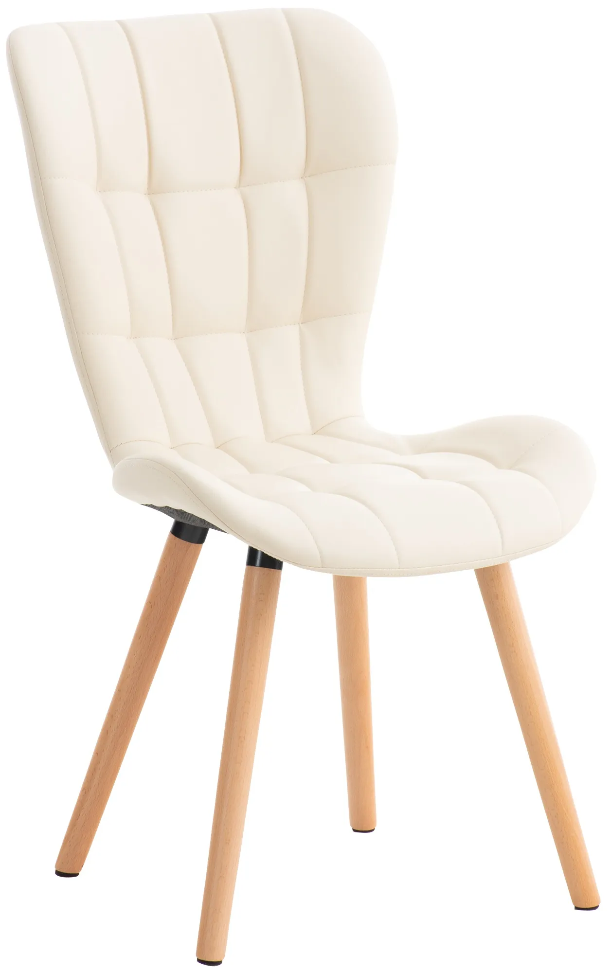 Esszimmerstuhl Elda 88x50x63 cm creme