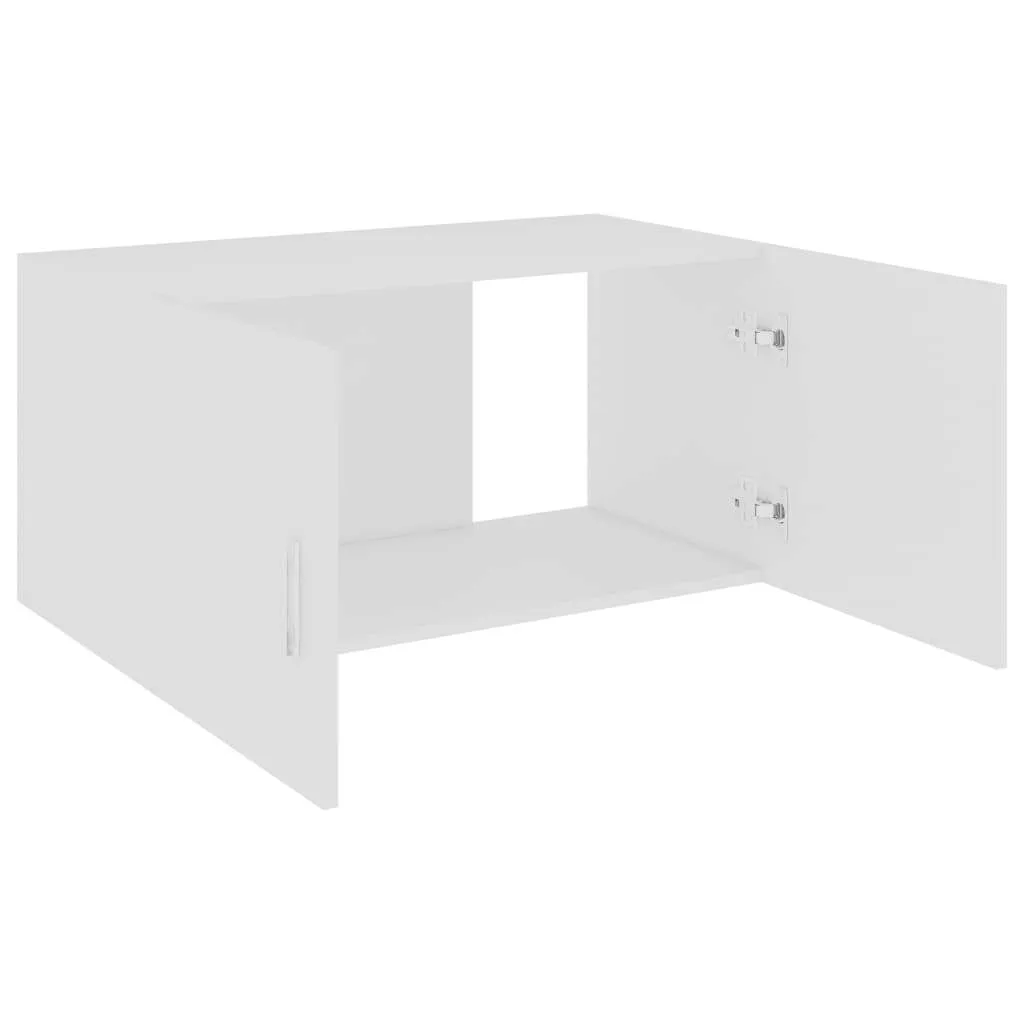 Robuster Wandschrank Weiß 80 x 39 x 40 cm mit 2 Türen
