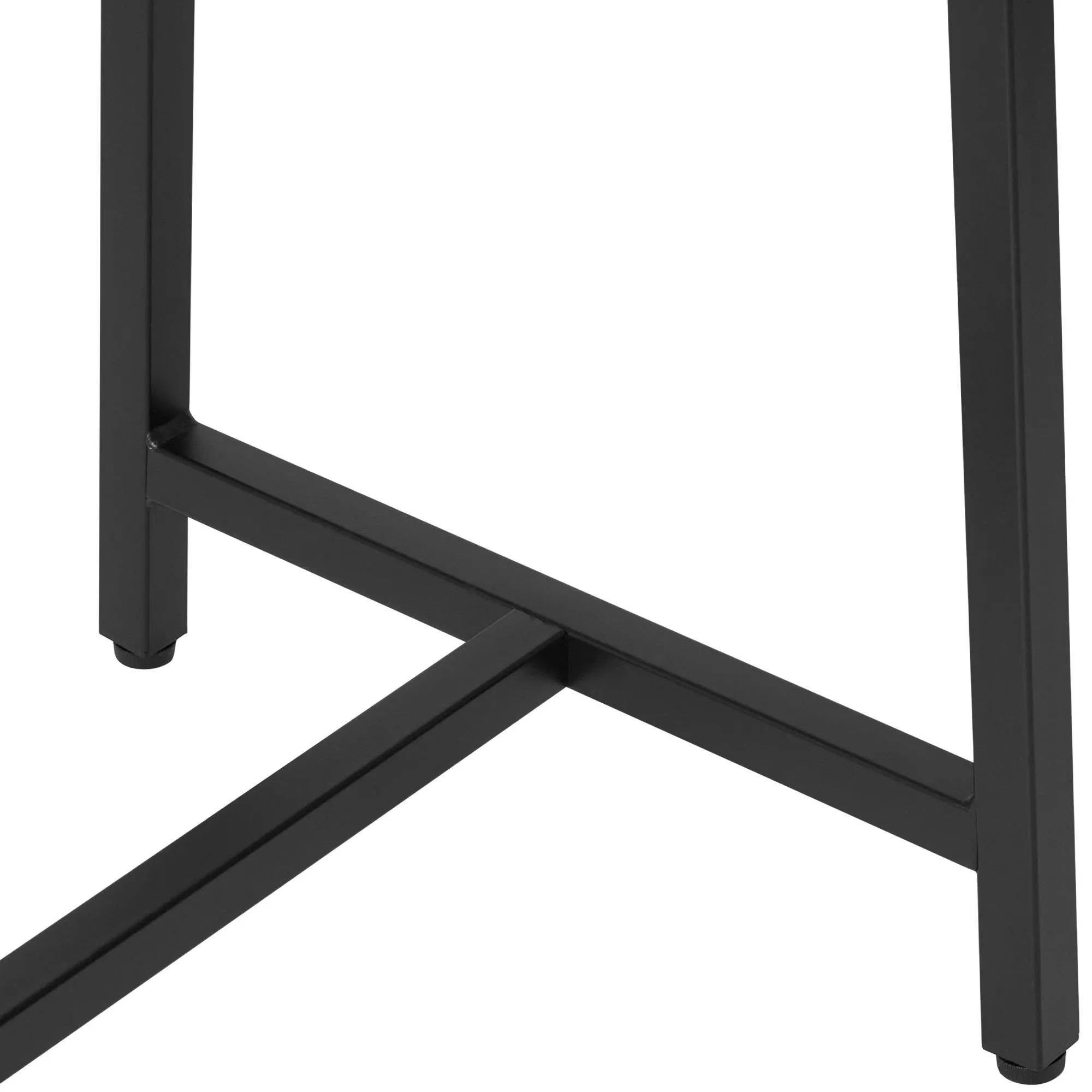 Kleiderständer Ingar 120x35x150 cm schwarz