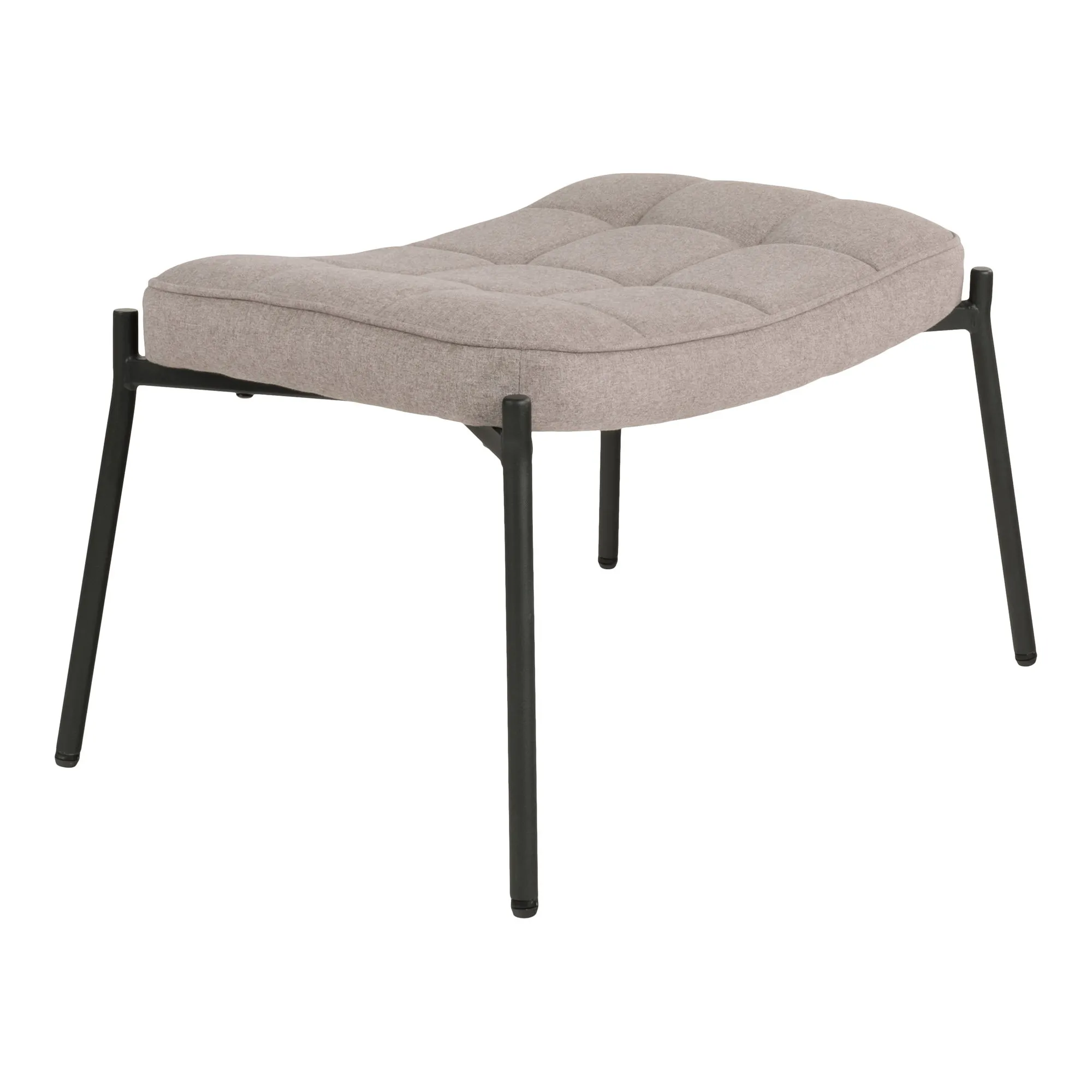 tinkaro Glasgow Fußhocker 63 x 42,5 x 39 cm Stein