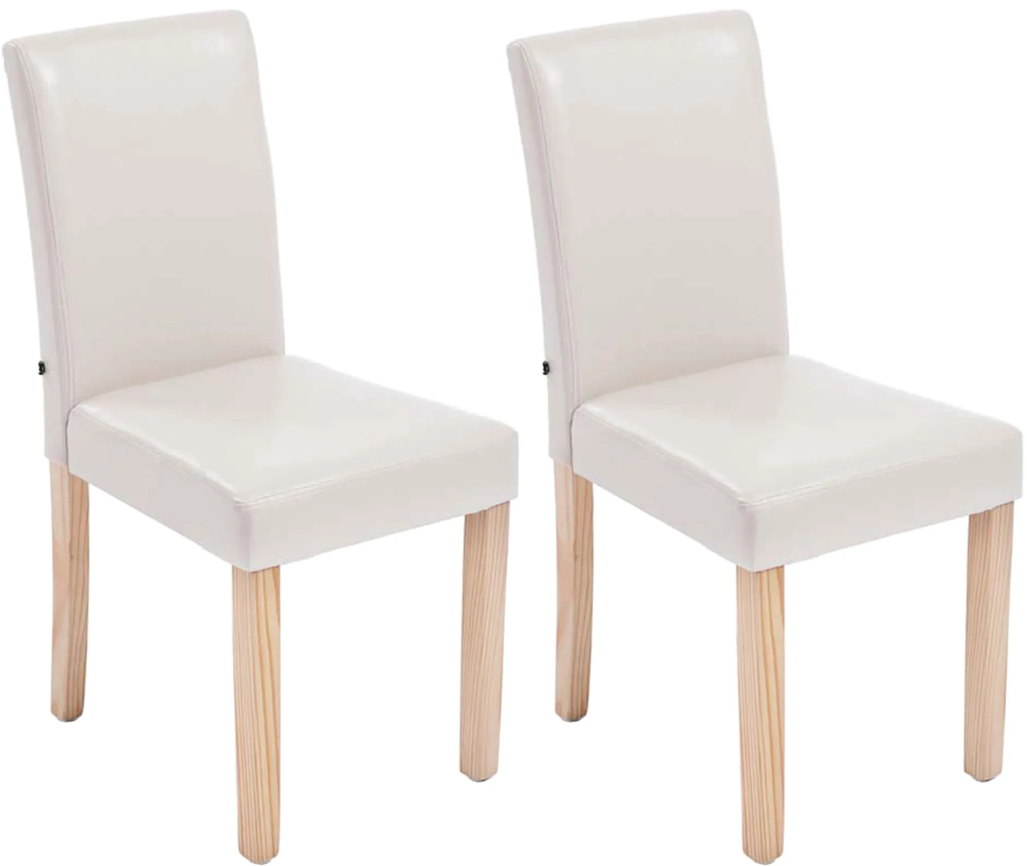 Esszimmerstuhl Ina 91x41x47 cm Creme