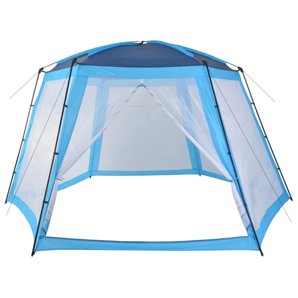 Pool-Pavillon Blau 500x433x250 cm mit UV-beständigem Polyester