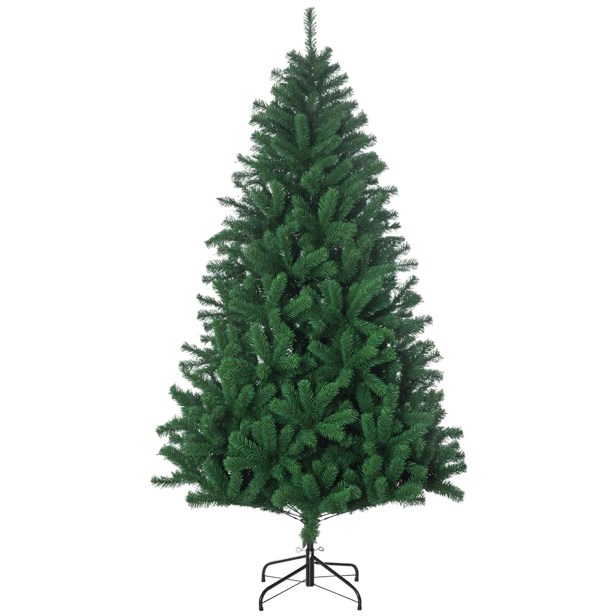 Künstlicher Weihnachtsbaum 180 cm künstlich Tannenbaum mit 1000 Spitzen Christbaum Weihnachtsdeko inkl. Metallständer für drinnen