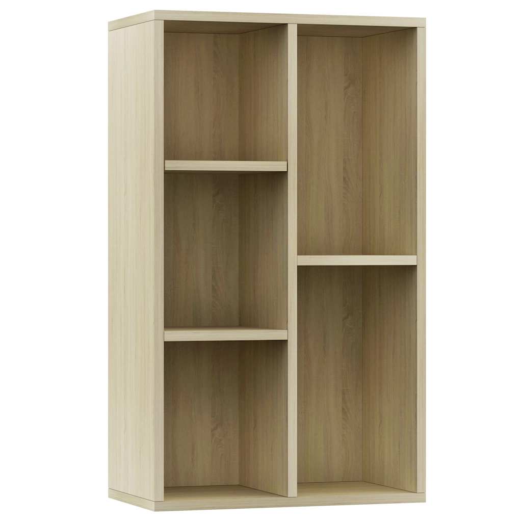 Bücherregal Sonoma-Eiche 50 x 25 x 80 cm aus Holzwerkstoff