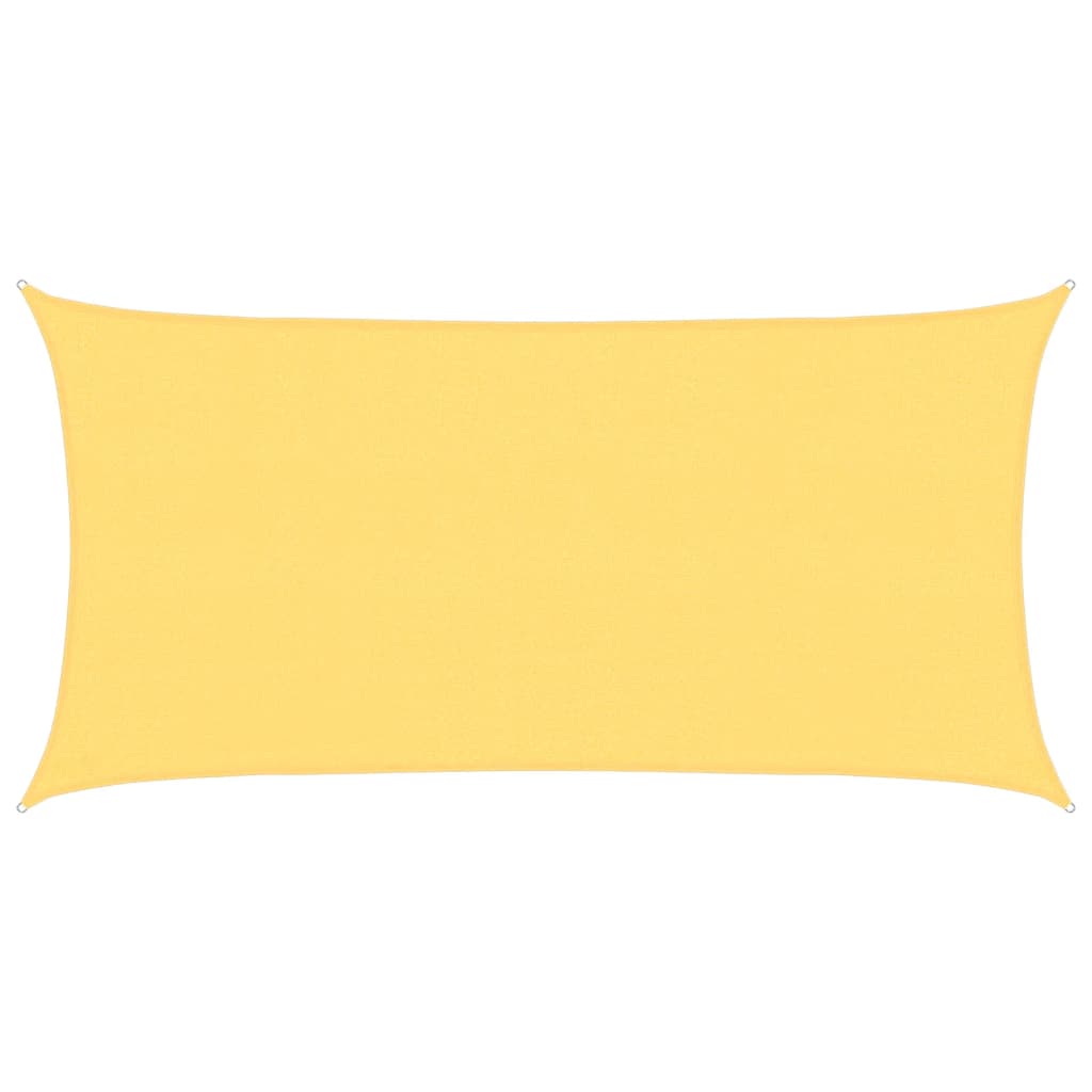 Beige HDPE-Sonnensegel 2,5 x 4,5 m - Rechteckig mit UV-Schutz