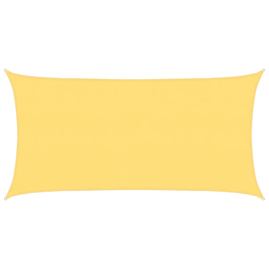 Beige HDPE-Sonnensegel 2,5 x 4,5 m - Rechteckig mit UV-Schutz