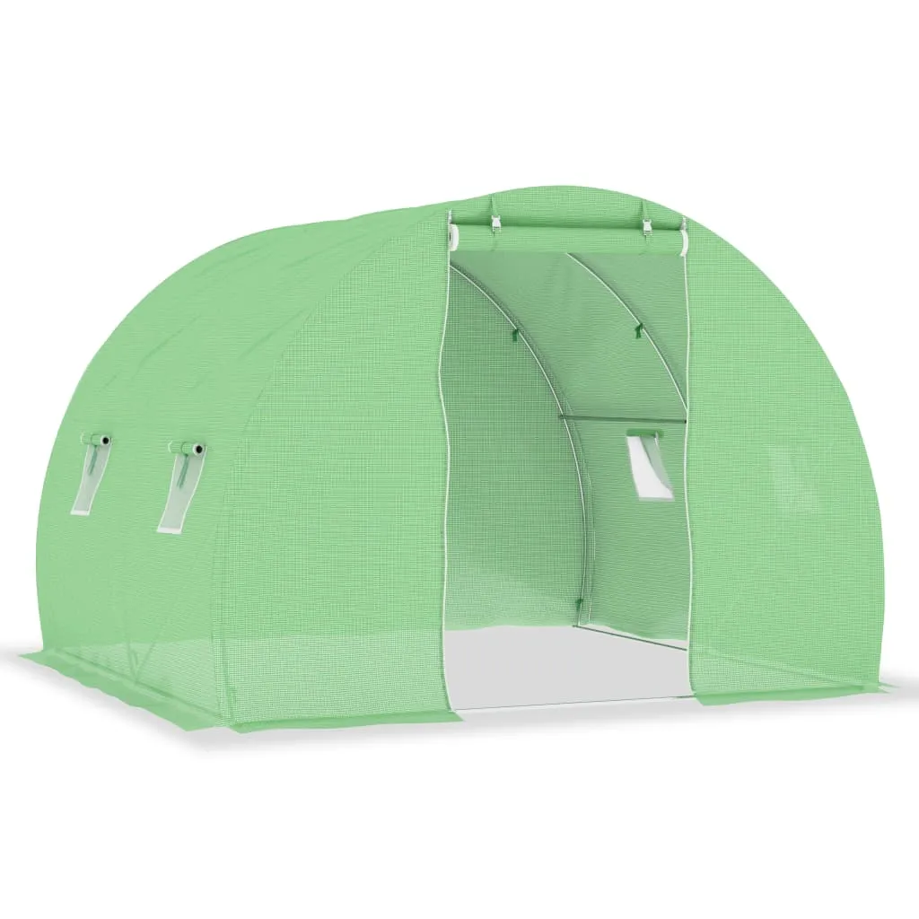 Geräumiges Gewächshaus 3x2x2m in Grün