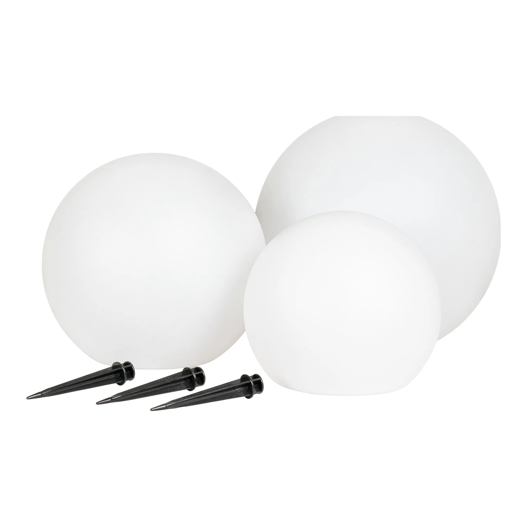 tinkaro Lifton LED Lampe Solar wiederaufladbar 3er-Set Weiß