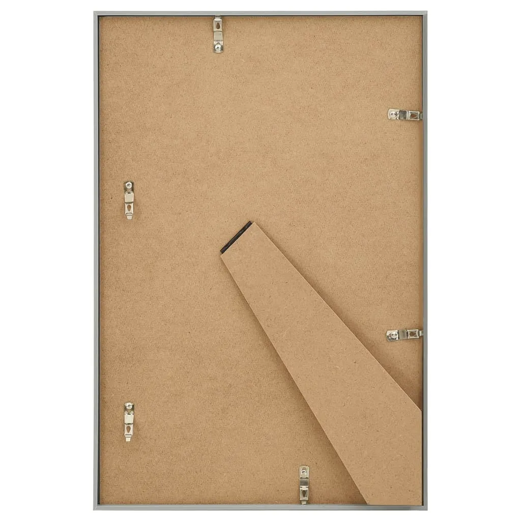 3er Set silberne Fotorahmen 21 x 29,7 cm