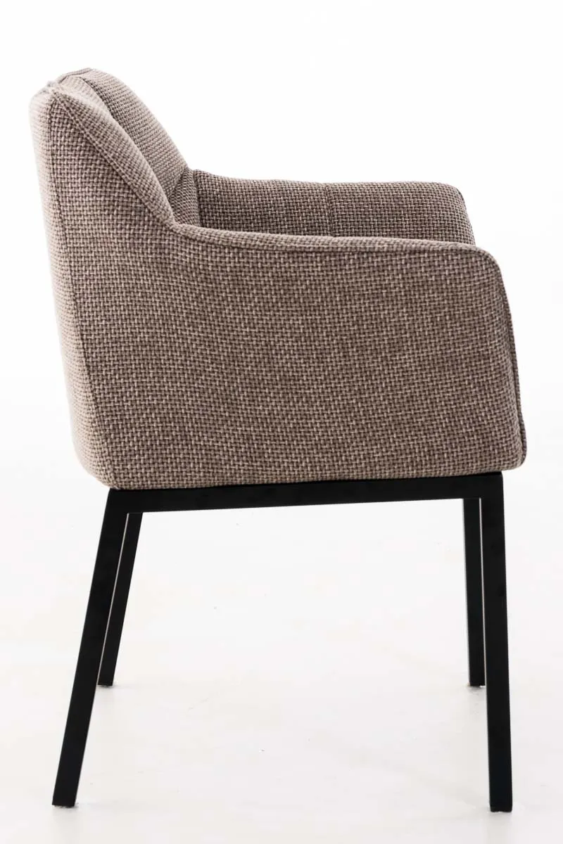 Esszimmerstuhl Octavia 63x67x78 cm terrabraun