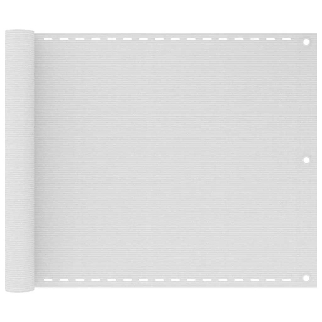 Balkonsichtschutz HDPE 75x400 cm weiß