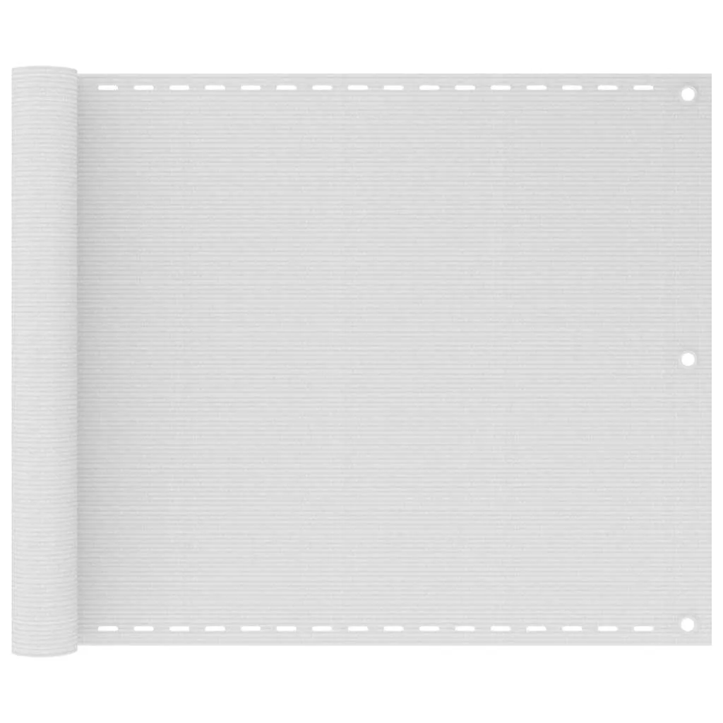 Balkonsichtschutz HDPE 75x400 cm weiß