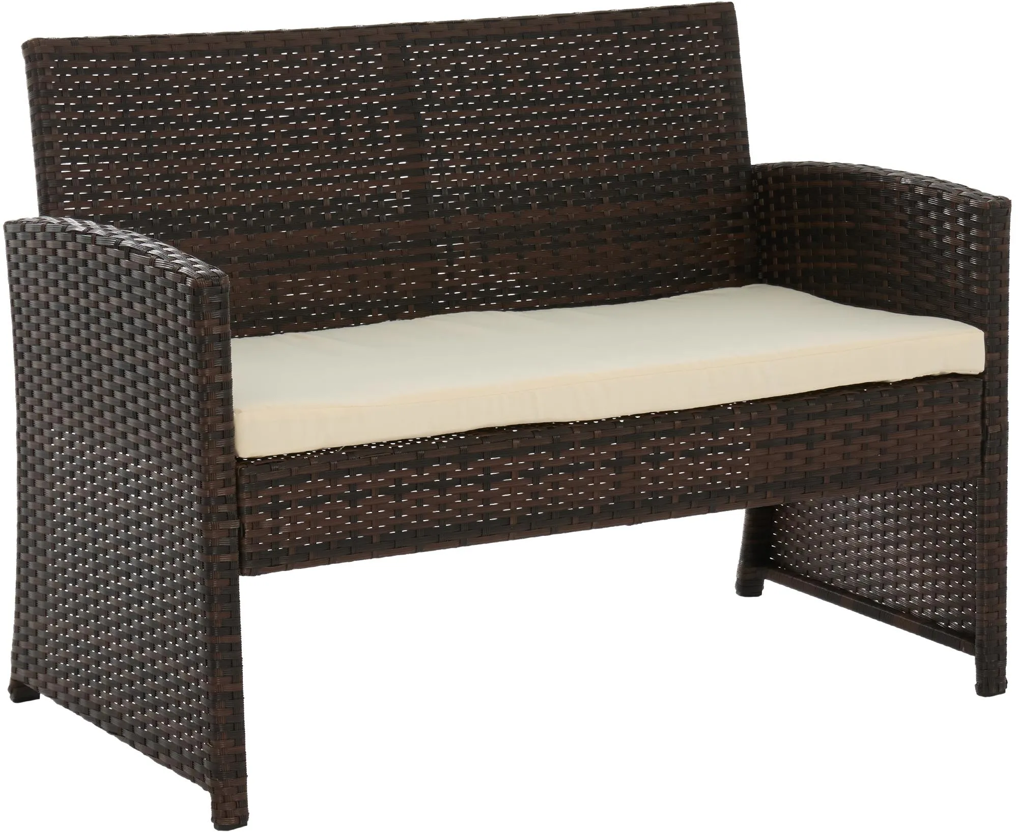 Sitzgruppe Toruba 220x112x79 cm braun