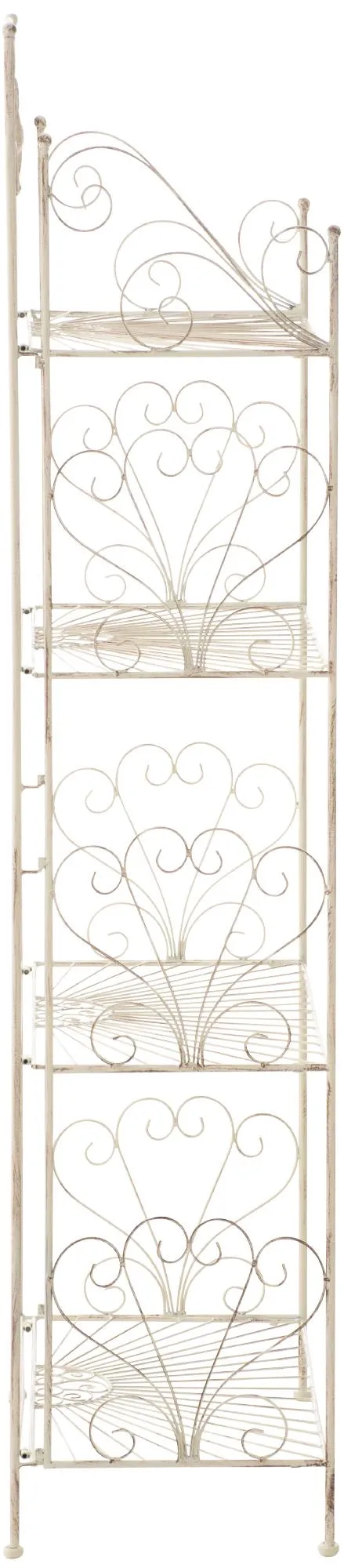 Standregal Mia 61.5x33x153 cm antik-creme