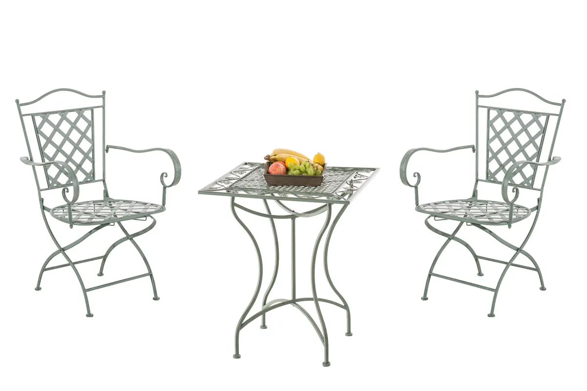 Sitzgruppe Payo 93x56x51 cm antik-grün