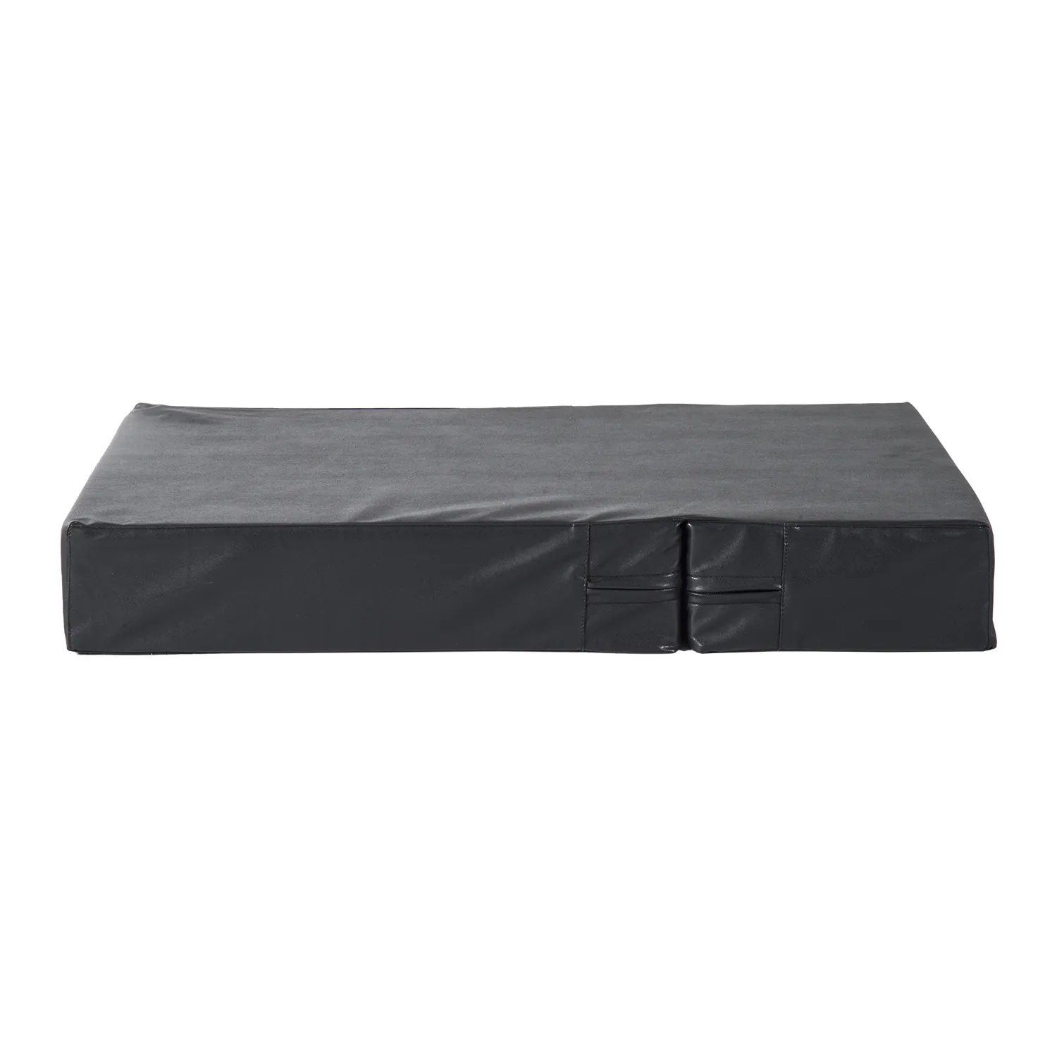 Hundetreppe für kleine Hunde PU-Leder Schwarz L45 x B39 x H20 cm