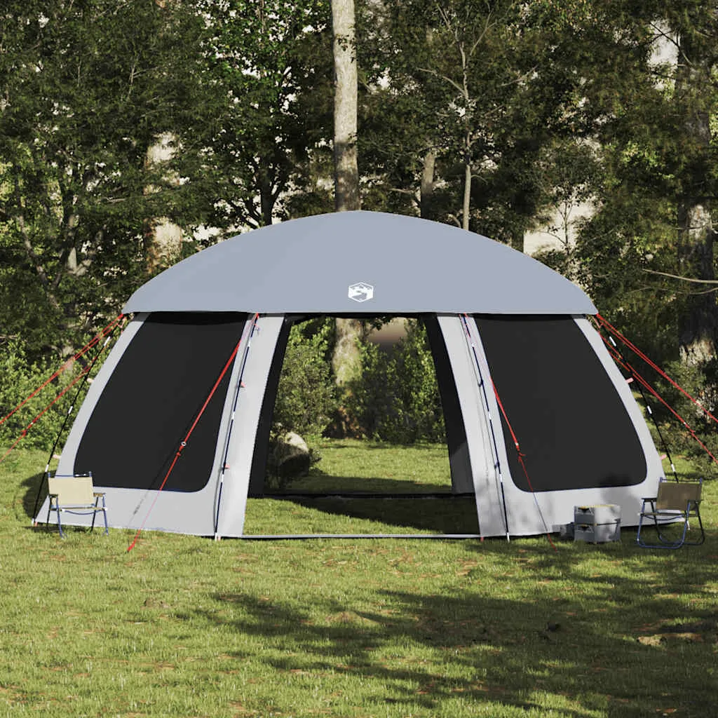 Poolzelt Grau 612 x 612 x 285 cm - Wasserdicht und Tragbar