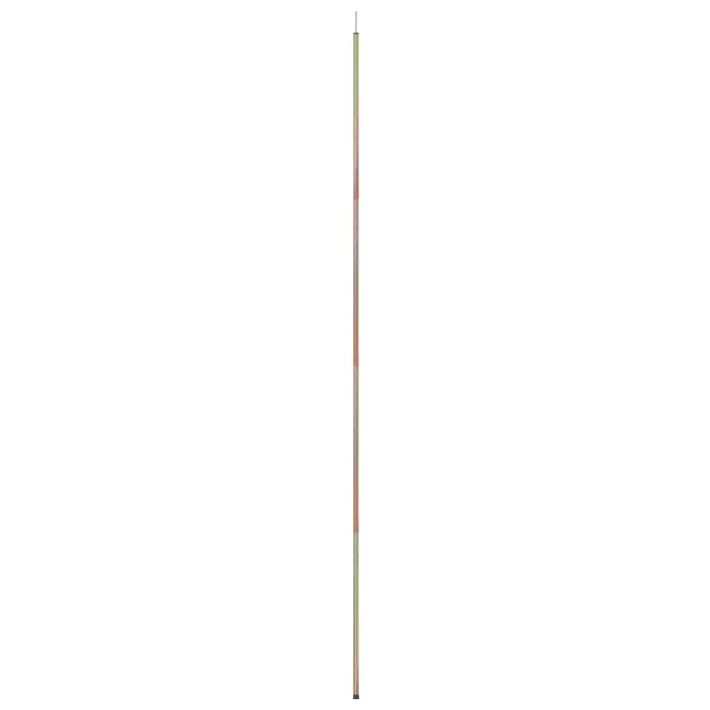 Sonnensegel-Stange aus verzinktem Stahl 250 cm Länge, silber