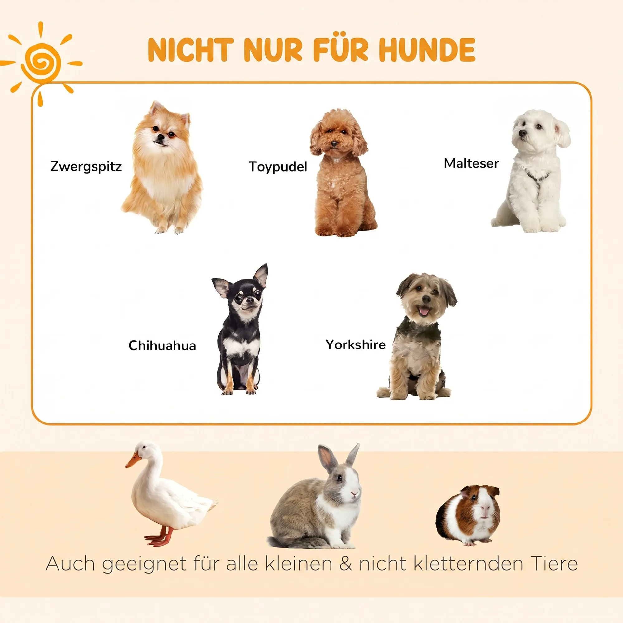 Welpenauslauf Spielgehege aus Metall, 61 cm, Schwarz