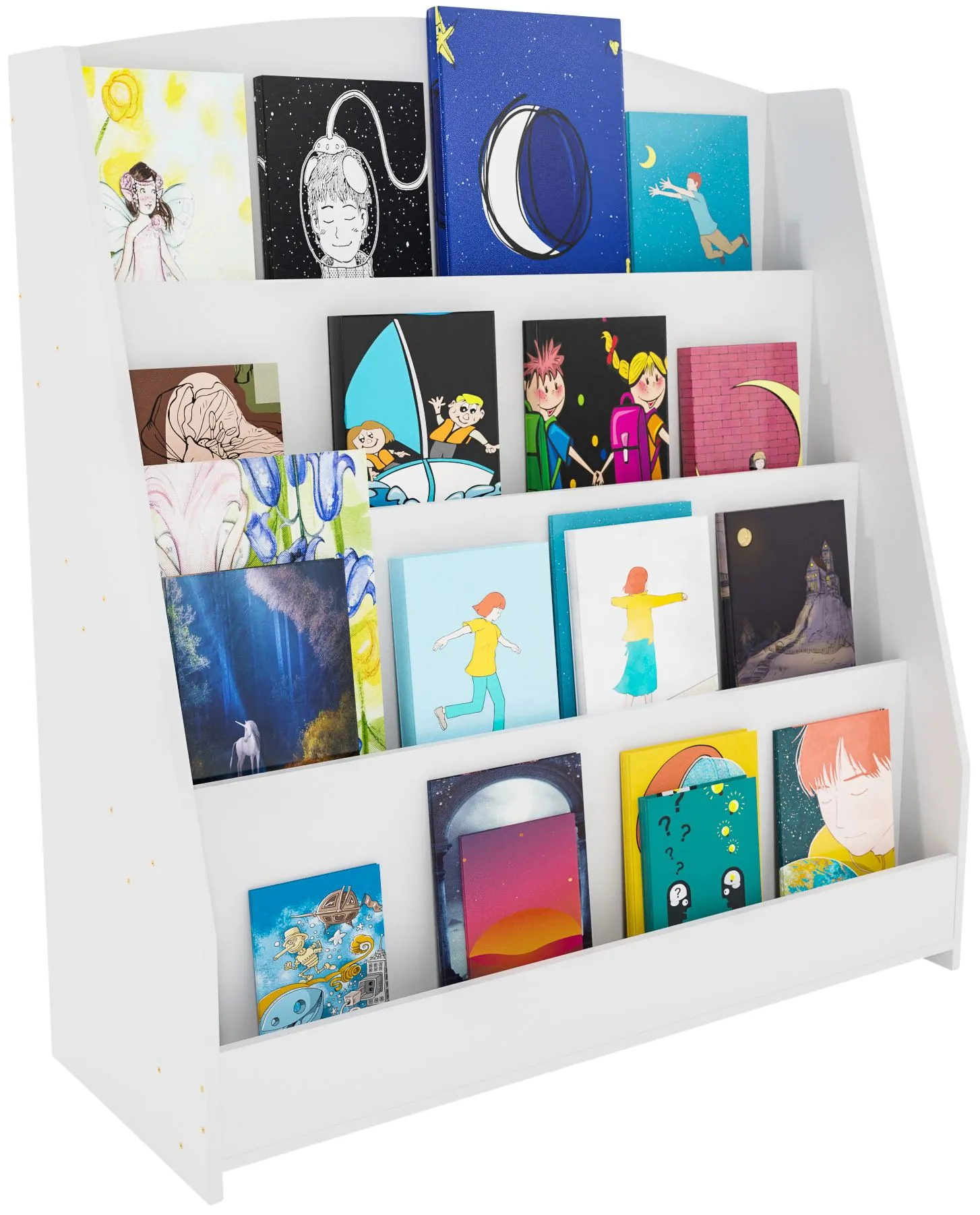 Bücherregal Melfa 88x80x30 cm weiß