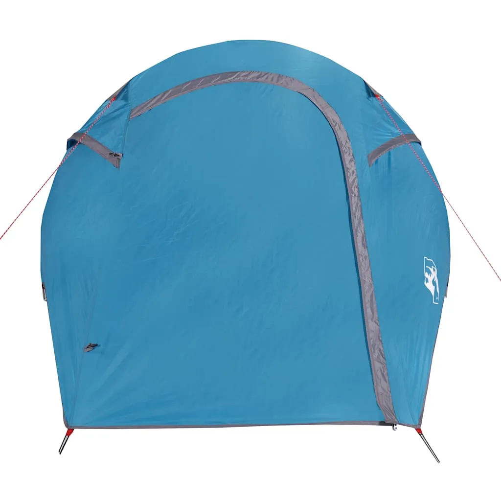 Campingzelt Tunnelzelt Blau 283x193x125 cm für 3 Personen