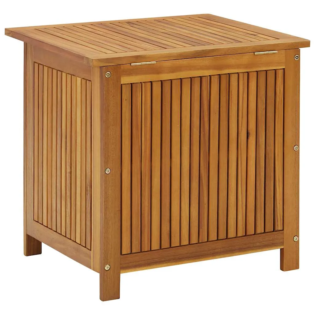 Gartenbox aus Echtholz mit Ölfinish 60x50x58/106 cm, braun