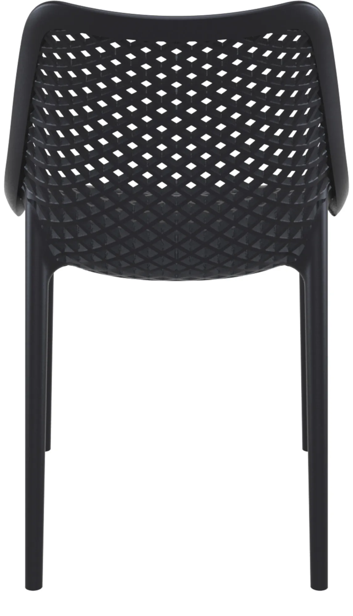 Gartenstuhl Air 82x50x60 cm schwarz