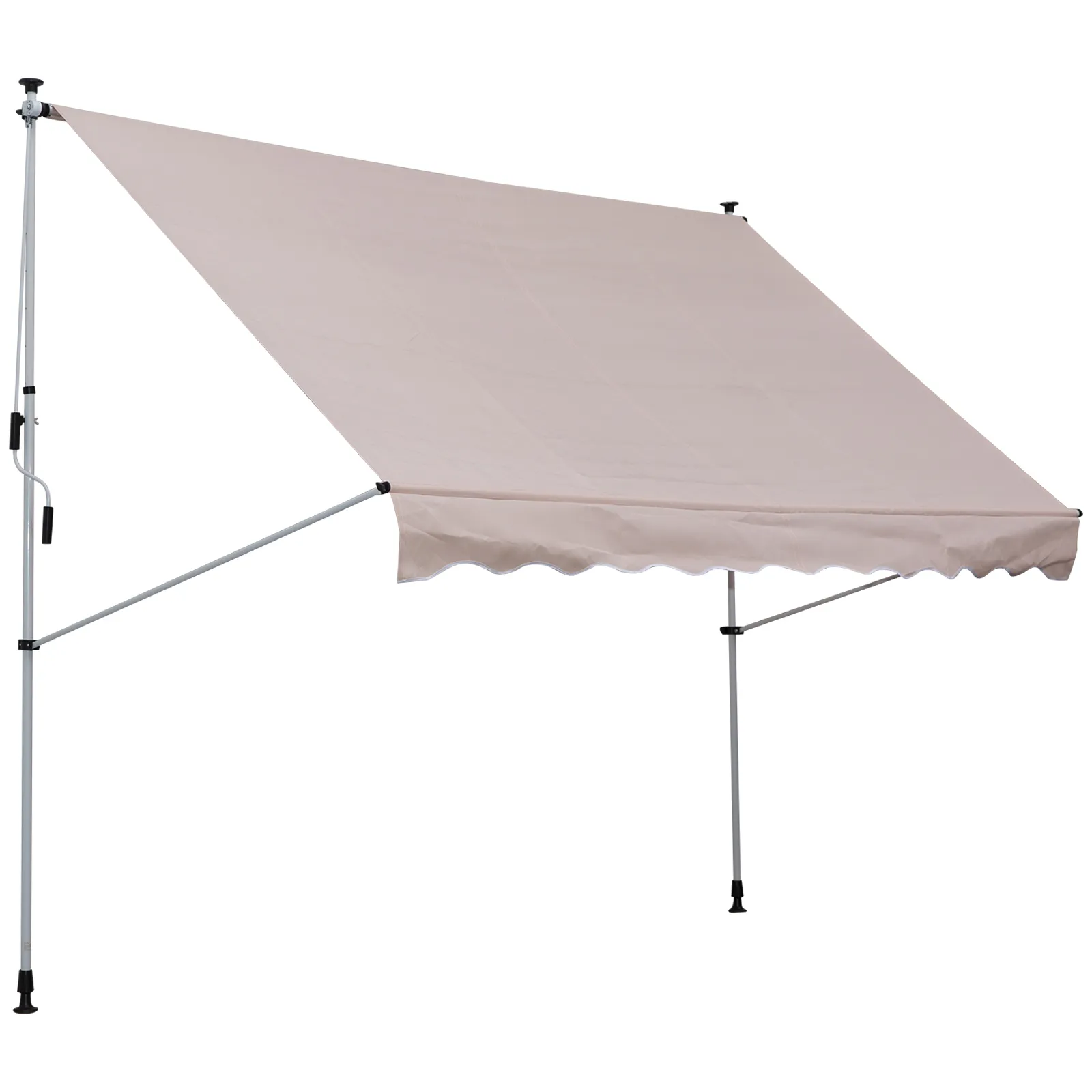 Gelenkarmmarkise 200x150 cm in Cremeweiß