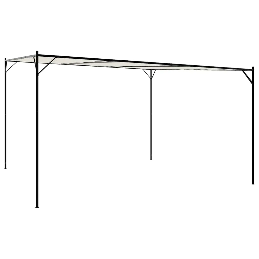 Eleganter Pavillon 4x4m in Weiß für Garten und Events