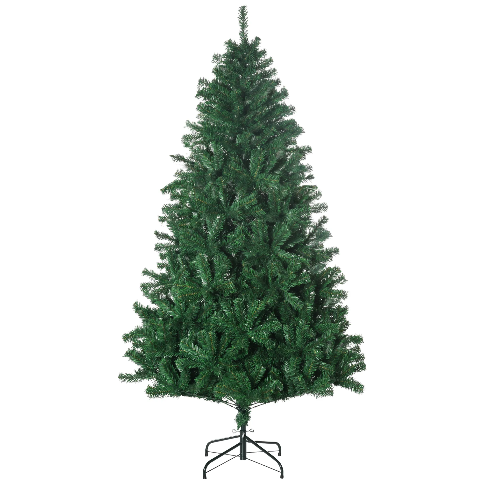 Künstlicher Weihnachtsbaum 180 cm Tannenbaum mit 1000 Spitzen Grün