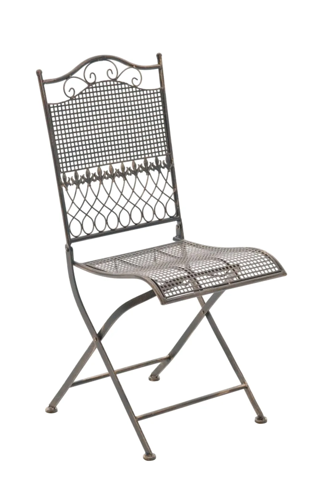 Gartenstühle Kiran 2er Set 91x41x50 cm bronze