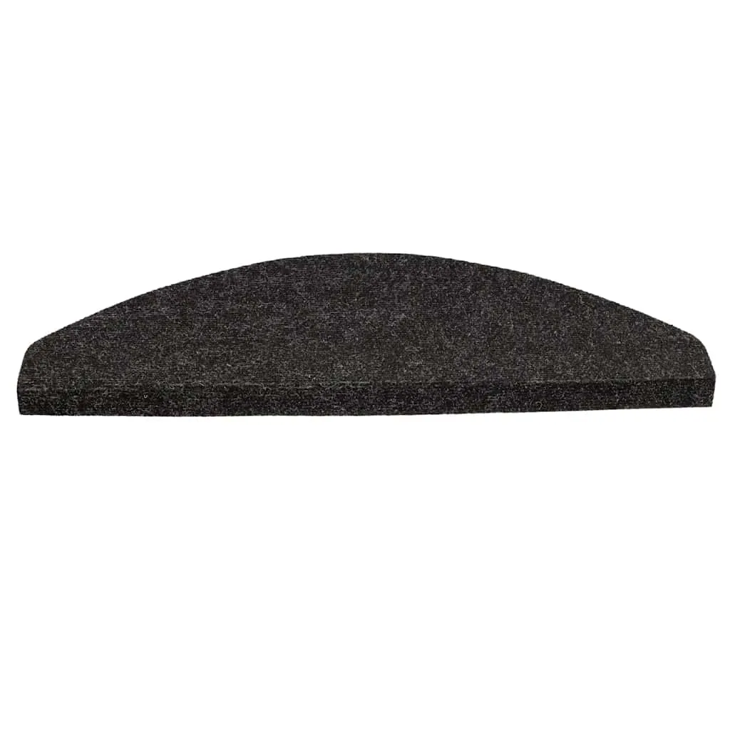 Stufenmatten Selbstklebend 15 Stk. 56x17x3 cm Schwarz