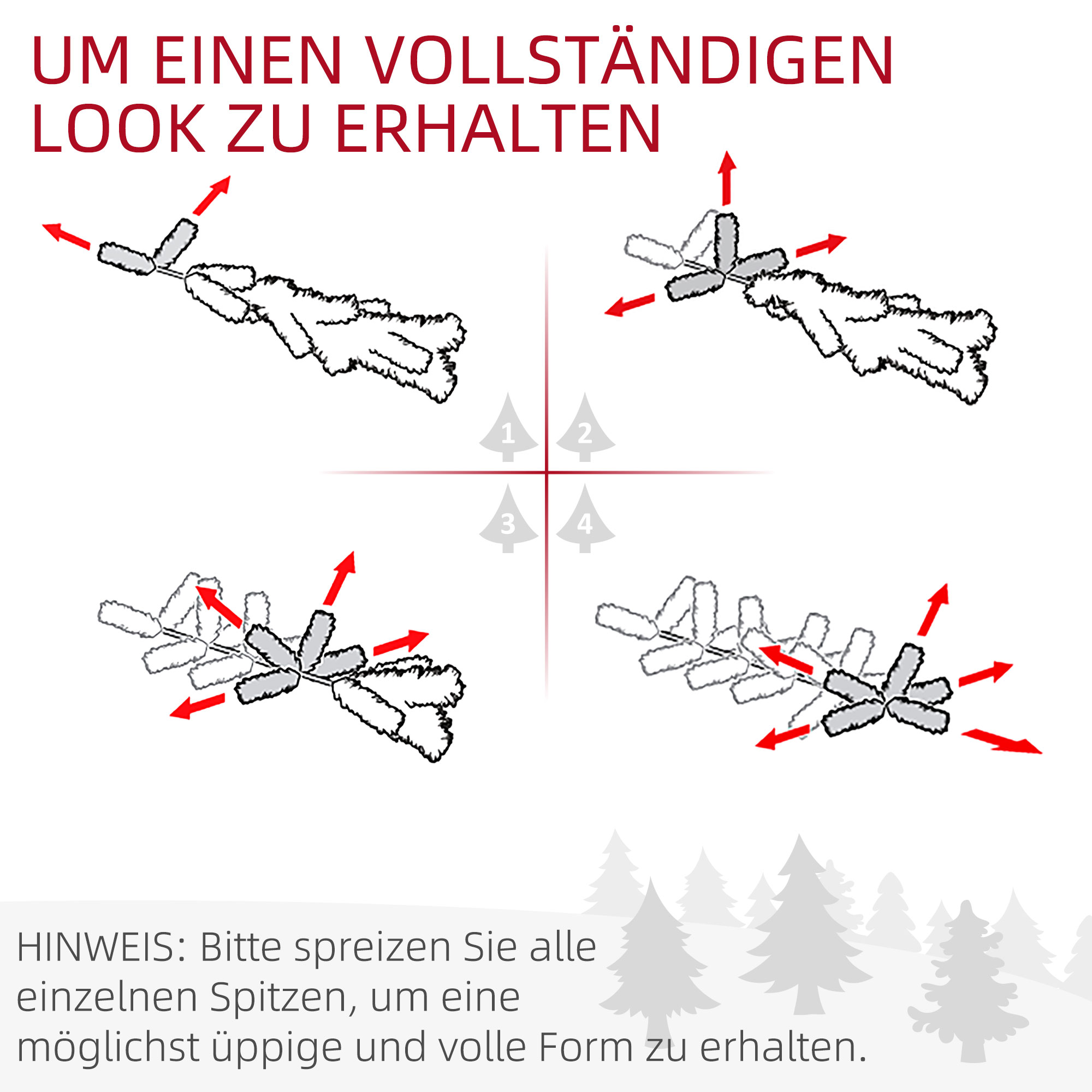 Weihnachtsbaum Kunsttanne künstlicher Christbaum, inkl. Standfuß, LED´s, 2,1 m, 1 Weihnachtsstern, Grün