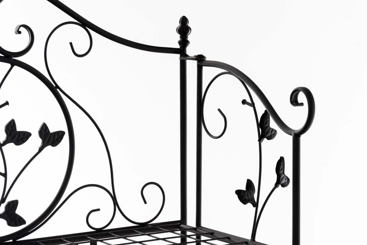 Standregal Arona 158x60x33 cm Schwarz