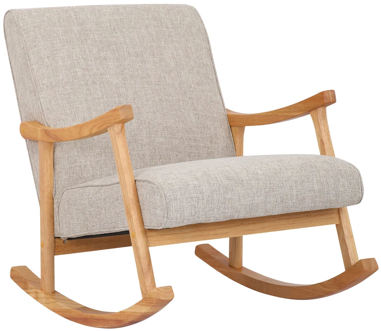 Schaukelstuhl Morelia 82x67x92 cm Creme