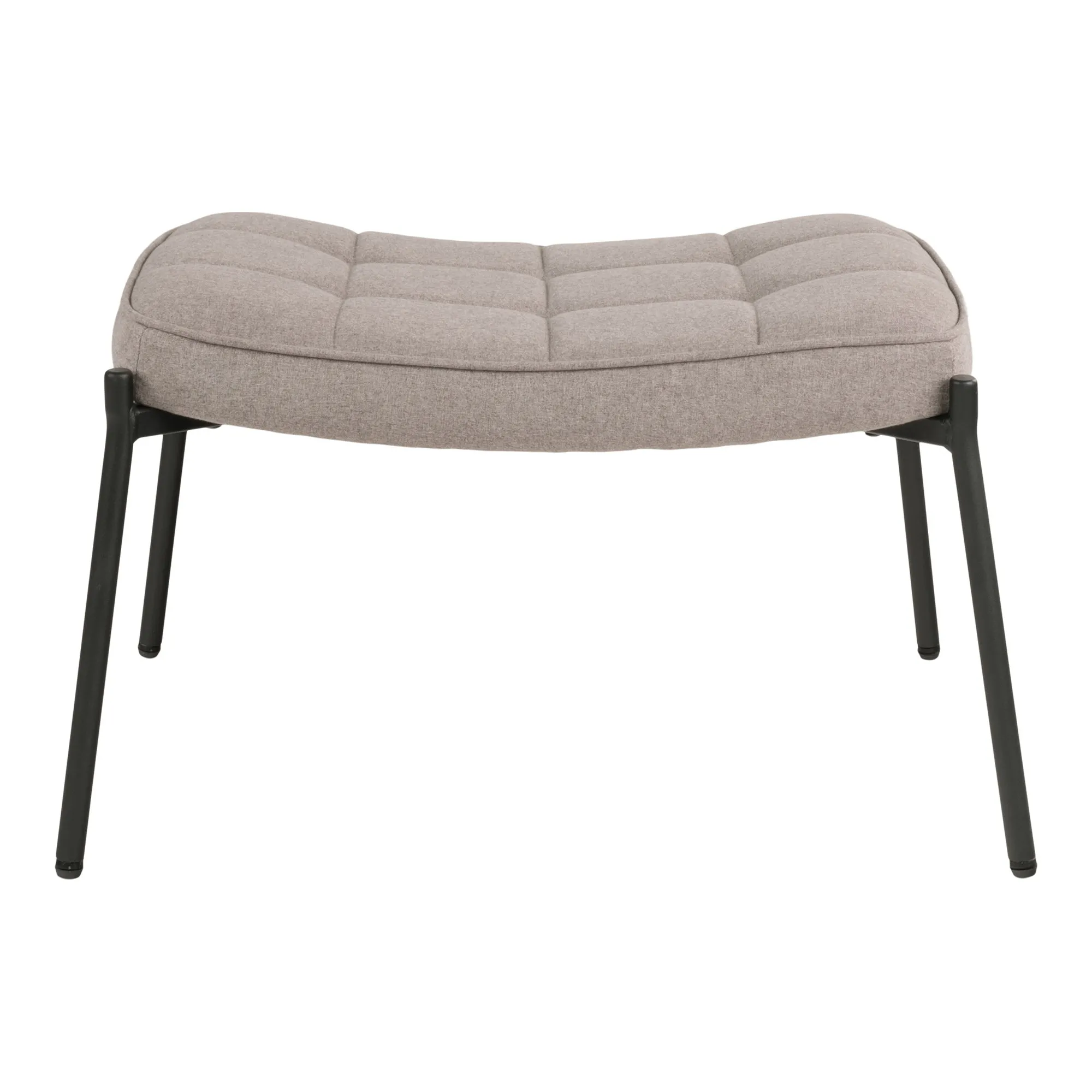 tinkaro Glasgow Fußhocker 63 x 42,5 x 39 cm Stein