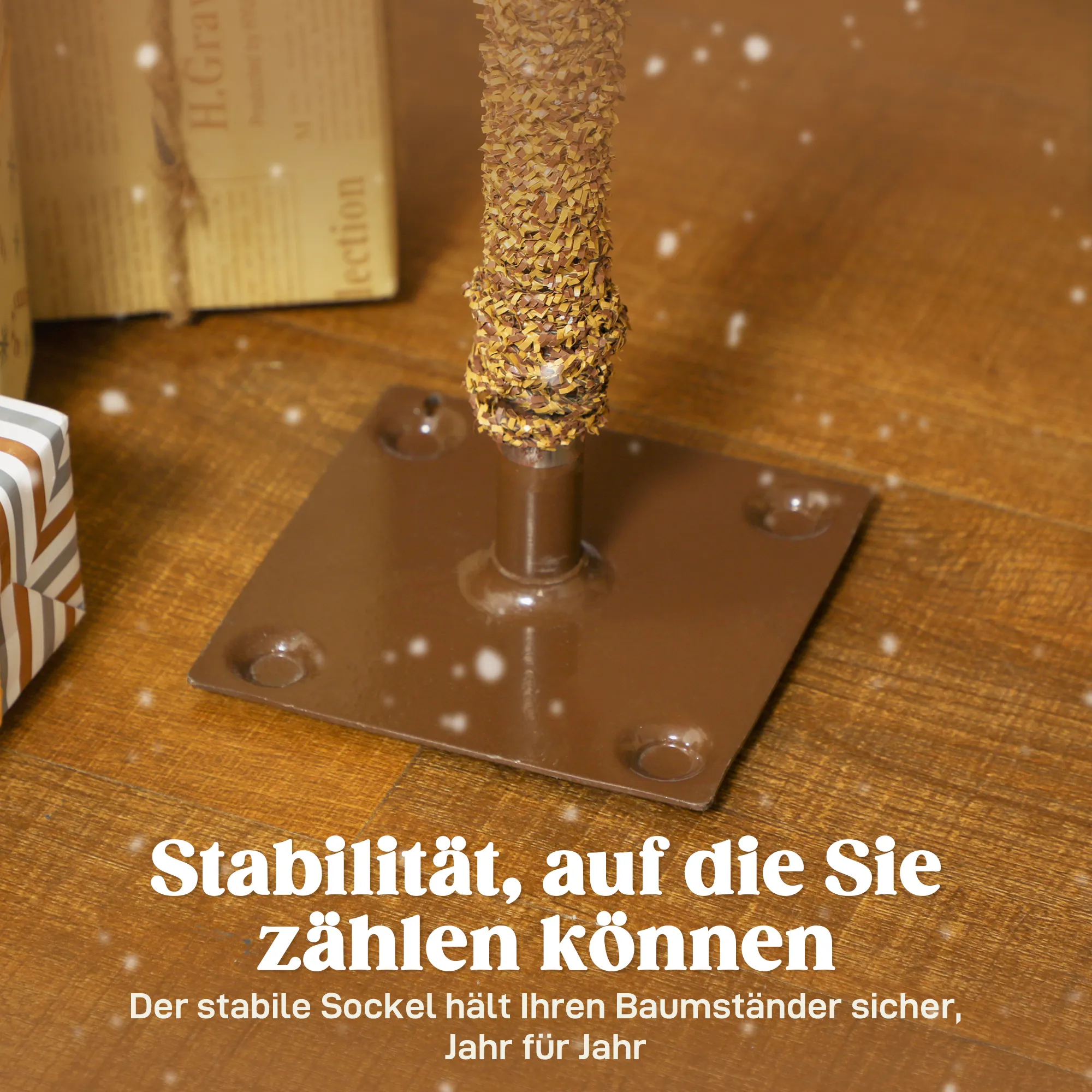 Künstliche Weihnachtsbäume 3er-Set verschneit Kunststoff Grün-Weiß