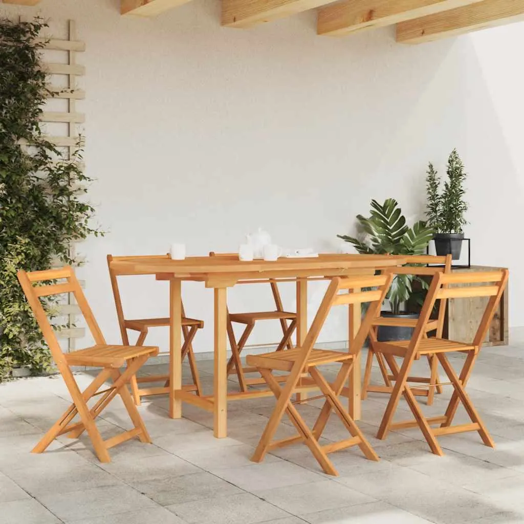 Gartentisch Ausziehbar 110-160x80x75 cm Massivholz Teak