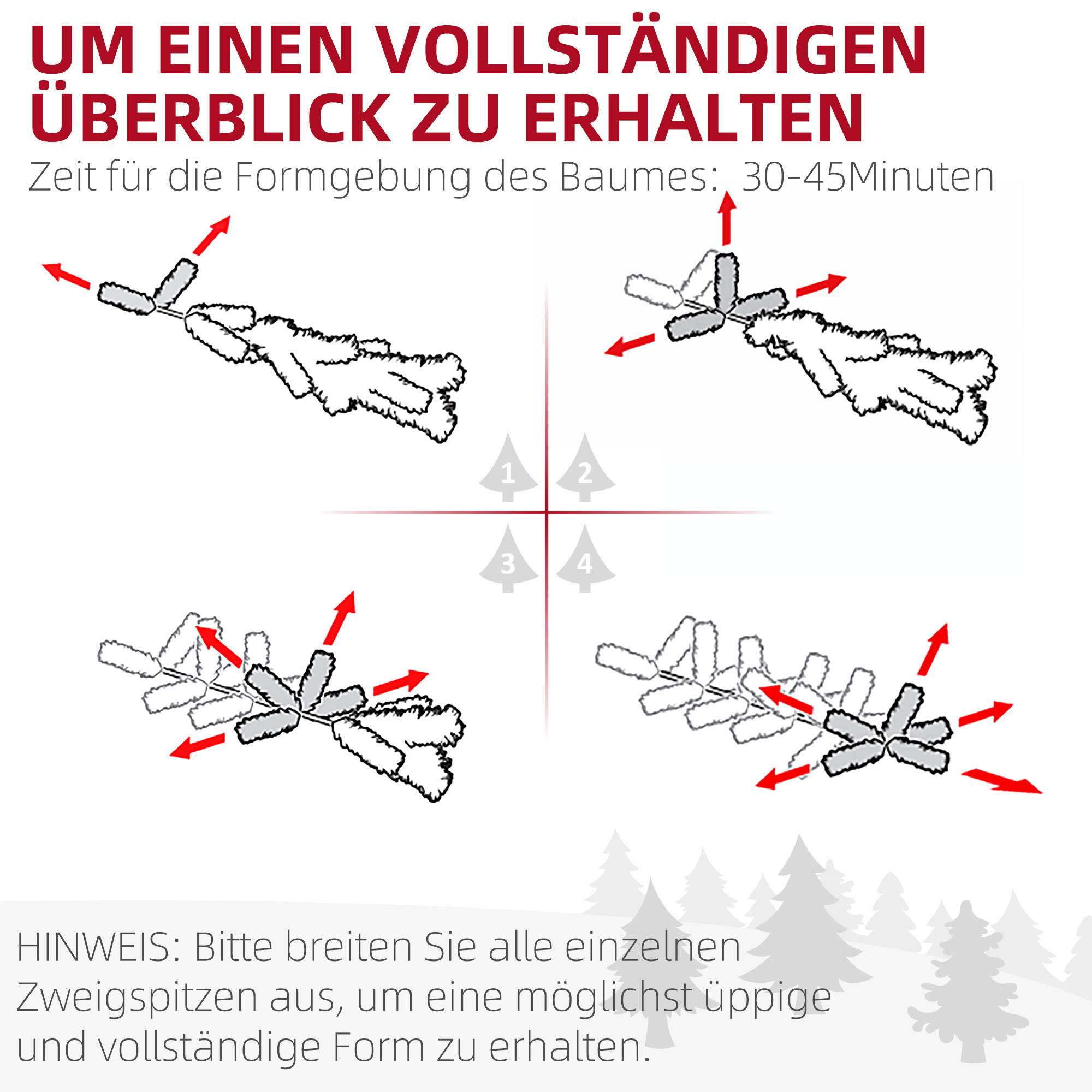 Weihnachtsbaum, Kunsttanne, naturgetreu, breit & üppig, 180 x Φ105 cm, Grün