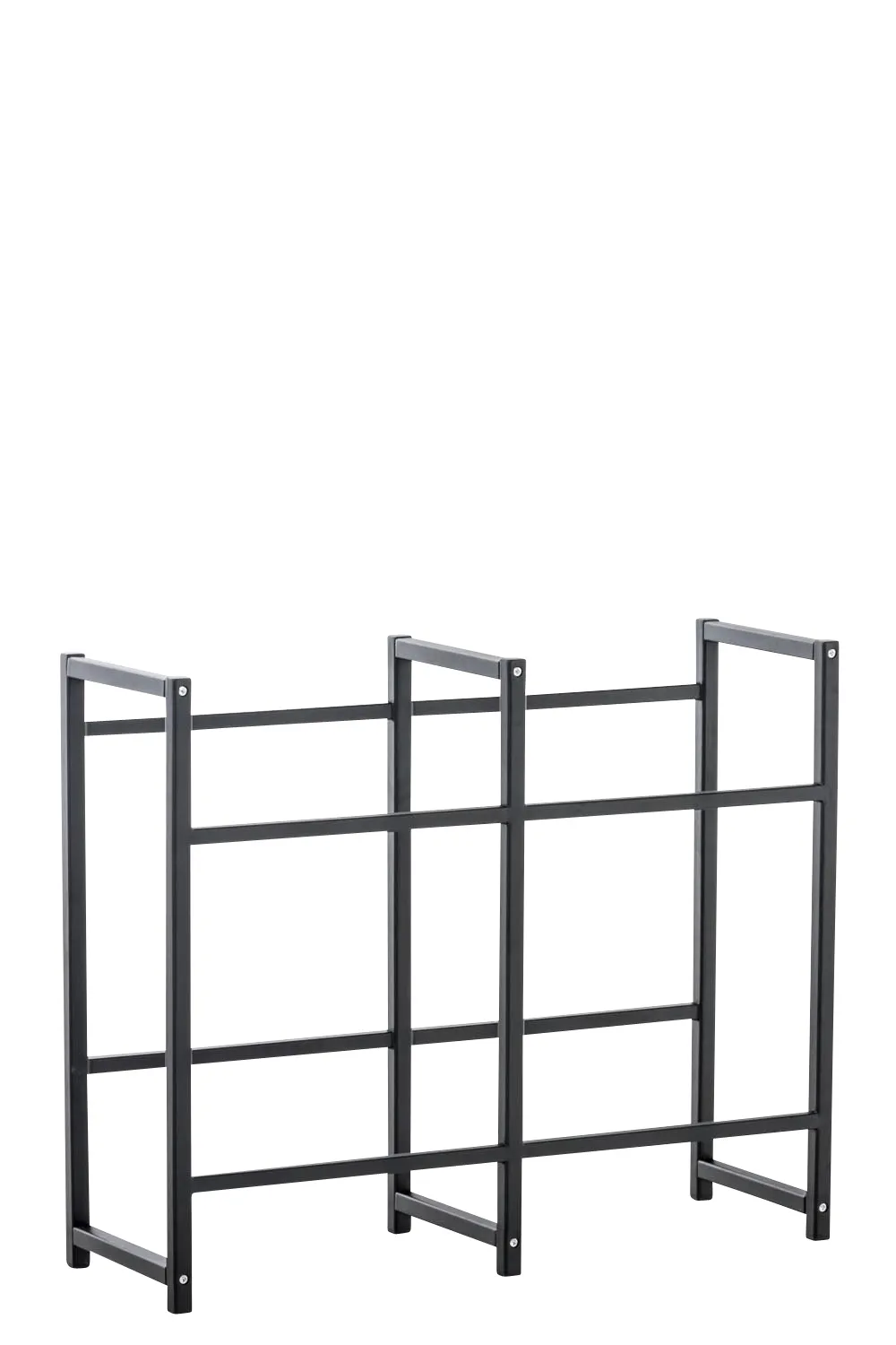 Getränkekistenständer Lennert 91x31x75 cm schwarz
