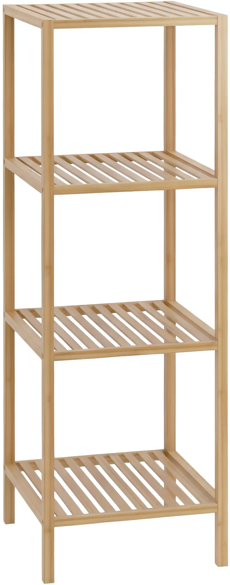 Badregal Zinnien 36x36x112 cm natura Massivholz