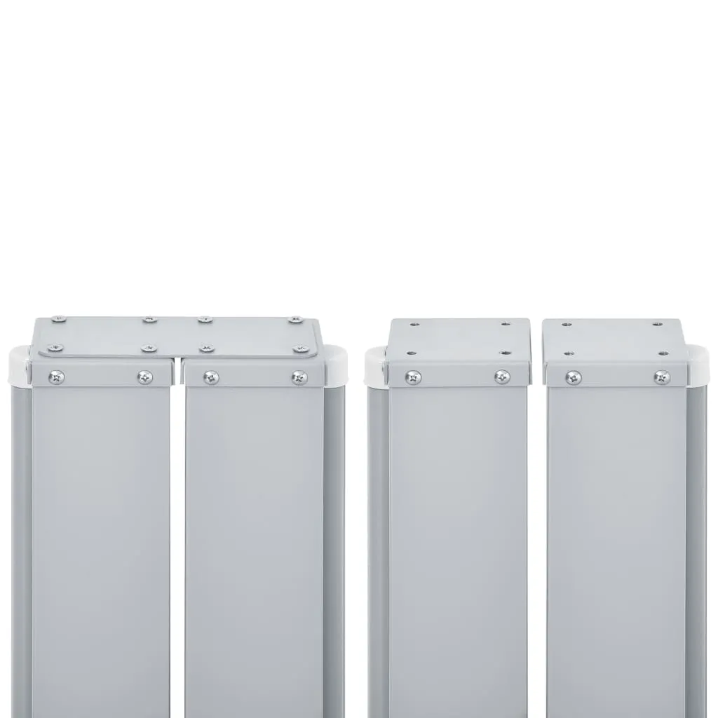 Ausziehbare Seitenmarkise Cremeweiß 100 x 600 cm