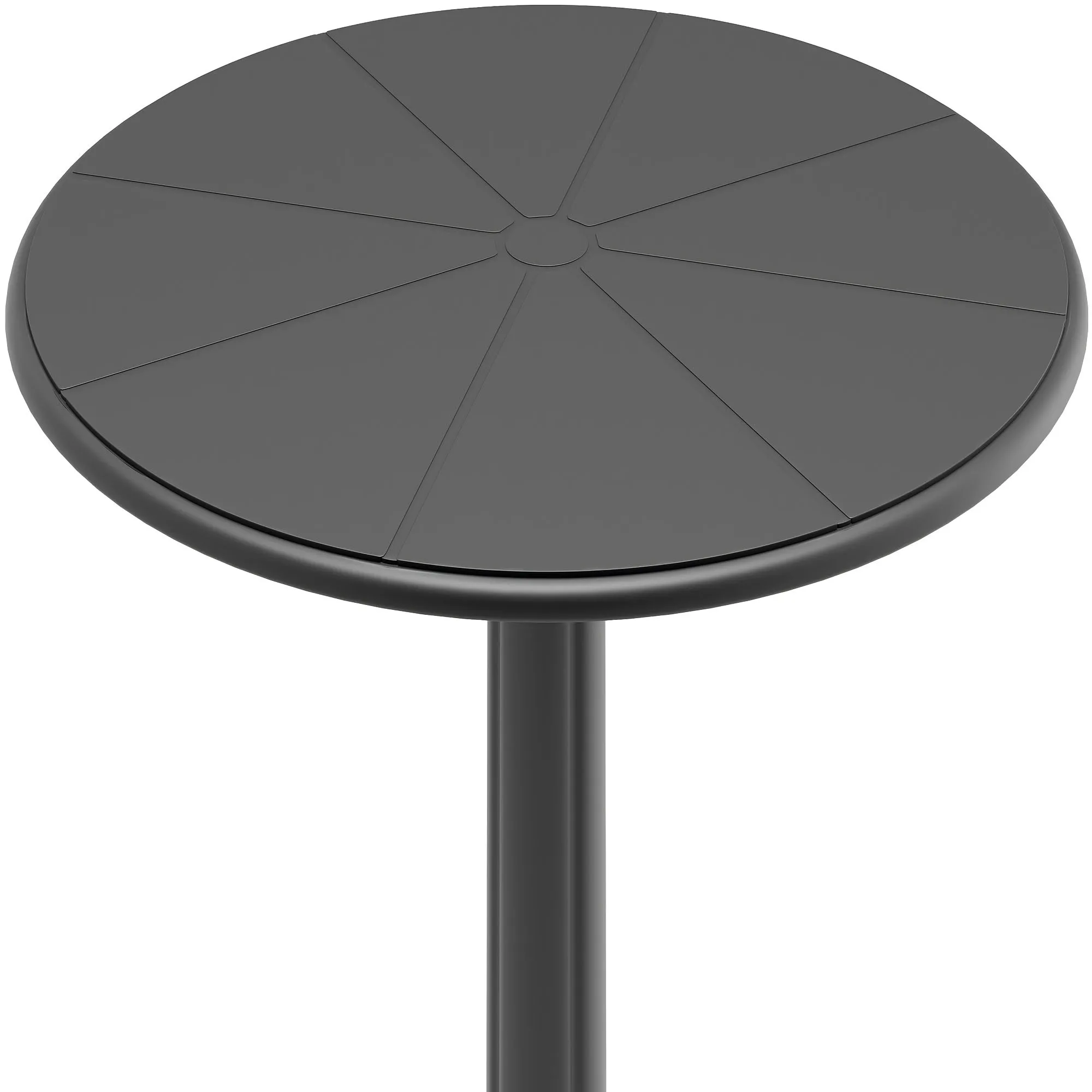 Stehtisch Tomas 60x107 cm schwarz