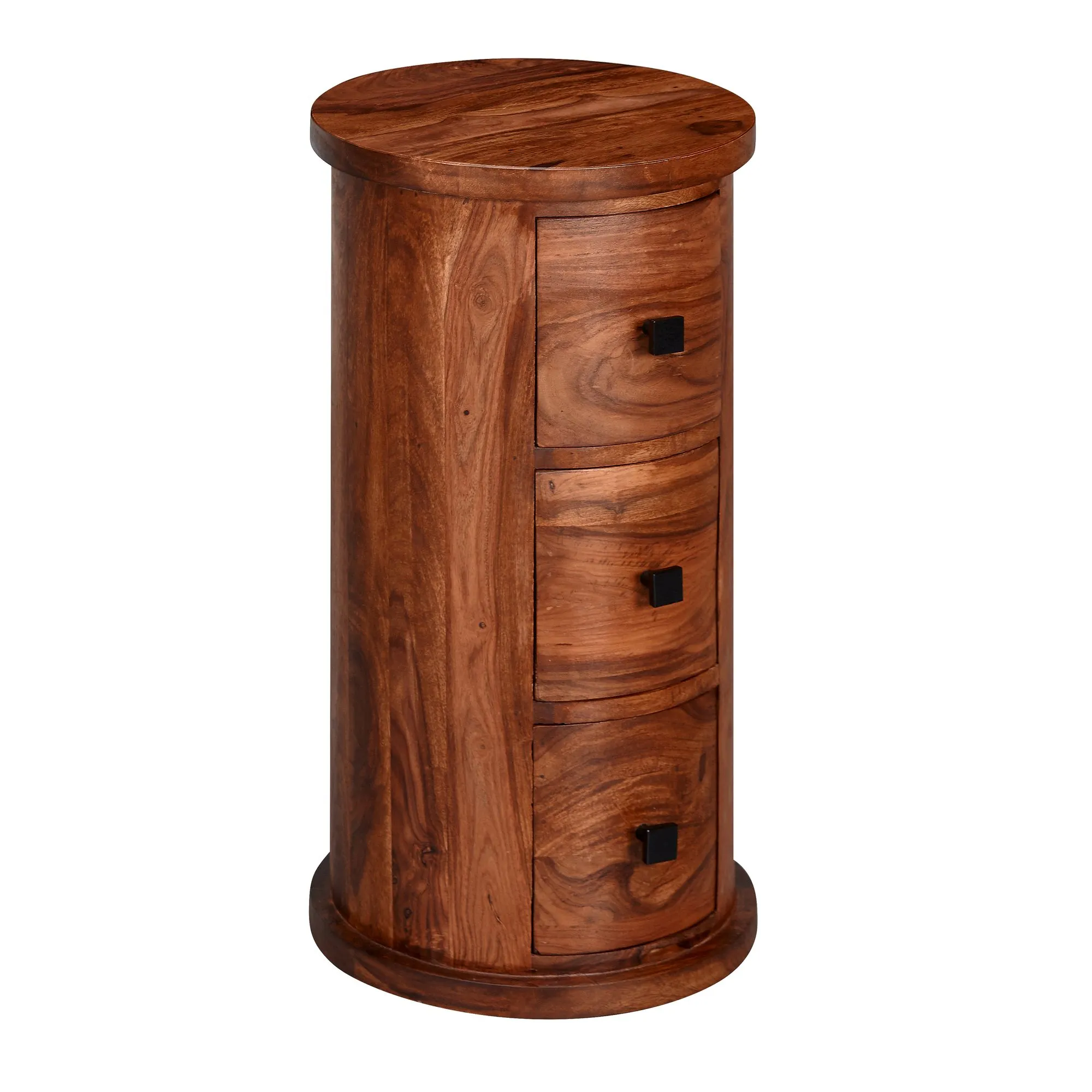 Wohnling Design Sideboard Sheesham Massivholz 35x65x35 cm