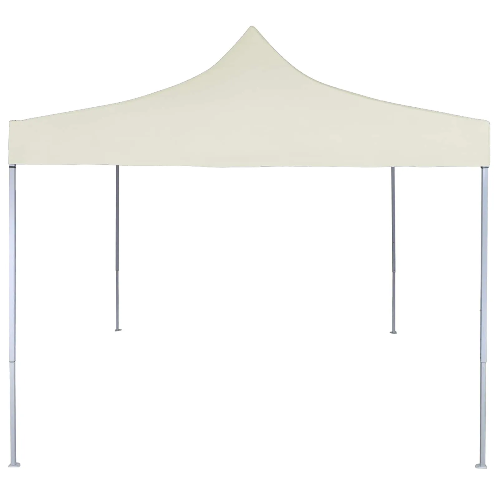Modernes faltbares Partyzelt 200x200x315 cm Creme mit Oxford-Stoff
